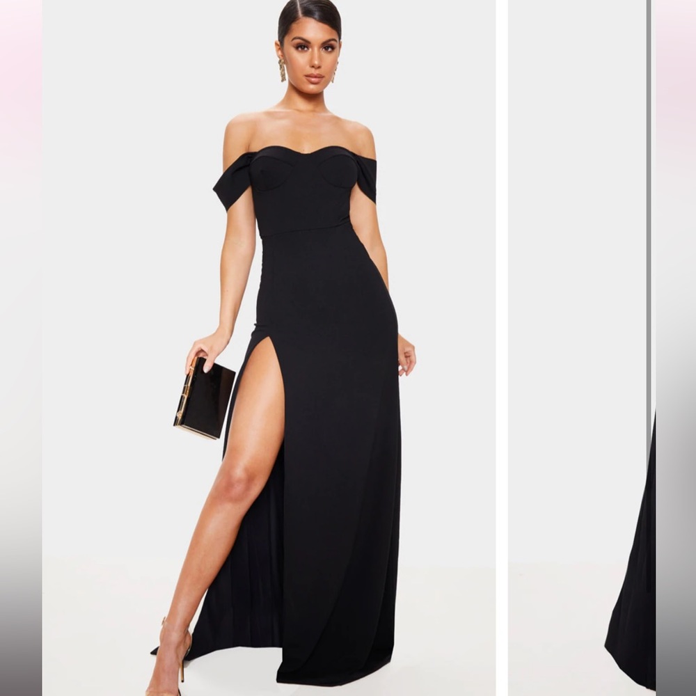 PLT Off the Shoulder Maxi Dress